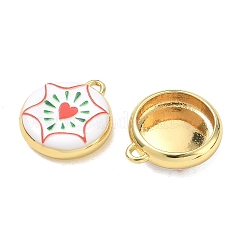 Printed Brass Pendants&nbsp;KK-CBAF9BC-15G-01