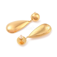 Ion Plating(IP) 304 Stainless Steel Stud Earrings&nbsp;EJEW-Z064-02G