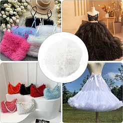 3 Yards Polyester Pleated Lace Trim&nbsp;OCOR-GF0003-99A-02