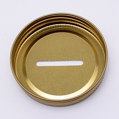 Tinplate Coin Slot Bank Lids&nbsp;FIND-WH0047-14A