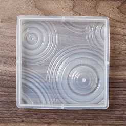 DIY Square Ripple Effect Display Base Silicone Molds&nbsp;DIY-C055-02
