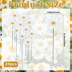 2Pcs Cloth Artificial Sunflower Decorative Garden Stakes&nbsp;DIY-CN0003-96
