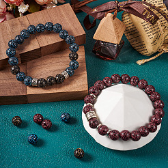 90Pcs 3Colors Opaque Acrylic Beads&nbsp;OACR-TA0002-57