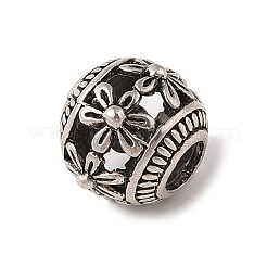 Tibetan Style Hollow Out Alloy European Beads&nbsp;TIBE-Q090-47AS