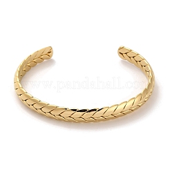 Golden 304 Stainless Steel Cuff Bangles for Women&nbsp;BJEW-C050-01E-G