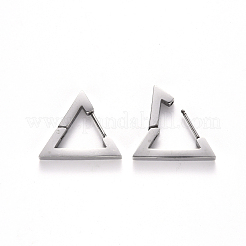 Tarnish Resistant 304 Stainless Steel Huggie Hoop Earrings&nbsp;LS-STAS-S103-27P