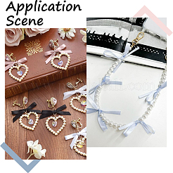 300Pcs 10 Colors Polyester Bowknot Ornament Accessories&nbsp;DIY-SP0004-88