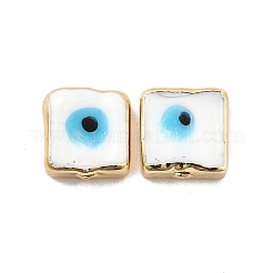 Brass Enamel Beads&nbsp;KK-F842-02A