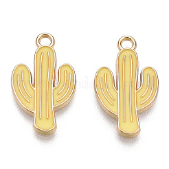 Light Gold Plated Alloy Pendants&nbsp;LS-ENAM-T009-12C
