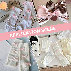 60Pcs Satin Brooches&nbsp;JEWB-SC0001-83