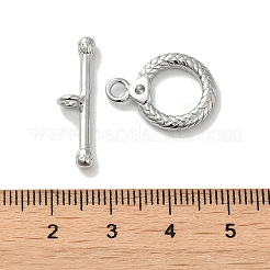 Brass Toggle Clasp Rhinestone Settings&nbsp;KK-H455-55P