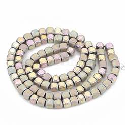 Electroplate Non-magnetic Synthetic Hematite Beads Strands&nbsp;G-N0318-39-E