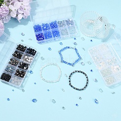 DIY Electroplate Glass Beads Sets&nbsp;DIY-YW0013-09
