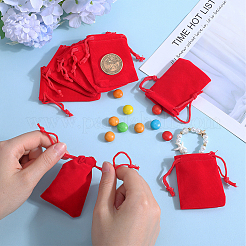Rectangle Velvet Drawstring Pouches&nbsp;TP-BBC0001-06A