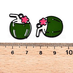 Spray Painted Alloy Enamel Pendants&nbsp;ENAM-T020-23-RS