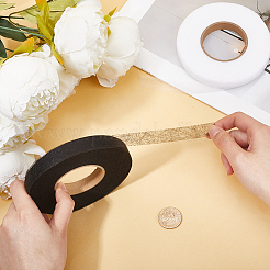 2 Rolls 2 Colors Non-woven Fabric Polyamide Double-sided Hot Melt Adhesive Film&nbsp;DIY-GF0009-33B