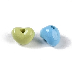 Spray Paint Alloy Beads&nbsp;PALLOY-H145-09