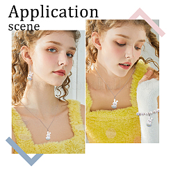 50Pcs Easter Theme Opaque Resin Pendants&nbsp;RESI-DC0001-03