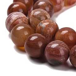 Natural Fire Crackle Agate Beads Strands&nbsp;G-B079-A01-04