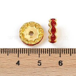 Brass Rhinestone Spacer Beads&nbsp;RB-A014-L12mm-21G