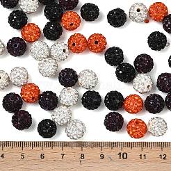 Halloween Theme Pave Disco Ball Beads&nbsp;RB-L037-04