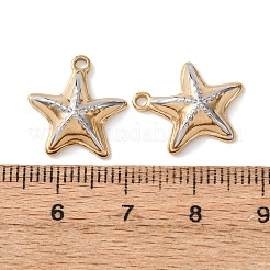 Two-Tone 304 Stainless Steel Pendants&nbsp;STAS-A141-01GP