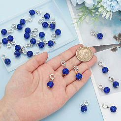 30Pcs Large Hole Alloy European Dangle Charms&nbsp;PALLOY-PH0022-34