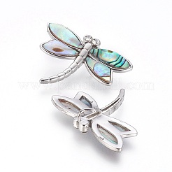 Abalone Shell/Paua Shell Pendants&nbsp;LS-SSHEL-L008-71P