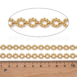 304 Stainless Steel Flower Charm Chains&nbsp;CHS-B006-04G