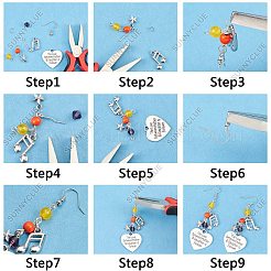DIY Mother's Day Jewelry Sets Making Kits&nbsp;DIY-SC0012-16