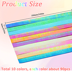 900Pcs 10 Bags Lucky Star Origami Paper&nbsp;DIY-SC0031-29