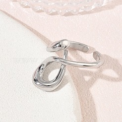 304 Stainless Steel Cuff Open Rings&nbsp;SA-CBA8990-01P