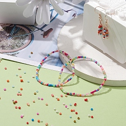 12 Style 12/0 Glass Seed Beads&nbsp;SEED-YW0001-49C