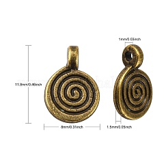 Tibetan Style Alloy Charms&nbsp;X-MLF0339Y-NF