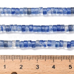Blue Watermelon Stone Glass Beads Strands&nbsp;G-Z110-A33-2x4mm