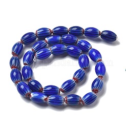 Handmade Millefiori Lampwork Beads Strands&nbsp;LAMP-F035-12N
