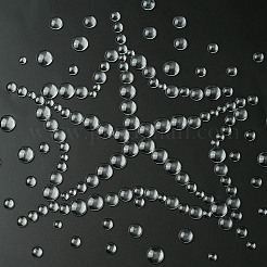 400Pcs Transparent Glass Cabochons&nbsp;GGLA-YW0001-15