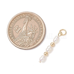 3Pcs 3 Styles Natural Cultured Freshwater Pearl Pendants&nbsp;PALLOY-JF05069