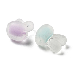 Frosted Transparent Acrylic Beads&nbsp;OACR-A032-21