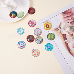 Printed Picture Glass Cabochons&nbsp;GGLA-PH0005-25mm-002