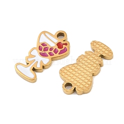 304 Stainless Steel Enamel Pendants&nbsp;SA-CBAA937-09B-G