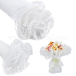 16 Yards 2 Colors Organza Flower Bouquet Wrapping Mesh Paper&nbsp;DIY-UN0007-72