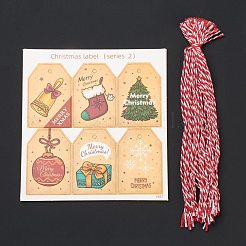 Christmas Theme Paper Tapes&nbsp;DIY-I069-03B