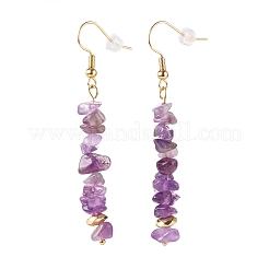 Natural Mixed Chip Gemstone Dangle Earring&nbsp;EJEW-JE04561