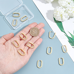 6 Pairs 304 Stainless Steel Huggie Hoop Earrings&nbsp;STAS-BBC0010-70G
