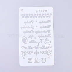 Plastic Reusable Drawing Painting Stencils Templates&nbsp;DIY-G027-G28