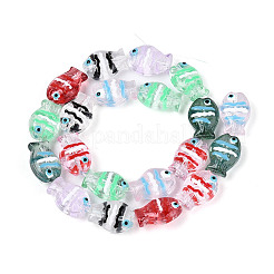 Handmade Lampwork Beads Strands&nbsp;LAMP-N036-16