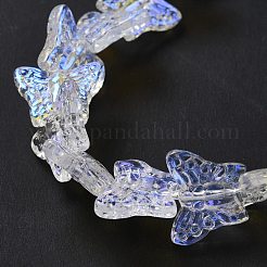 Transparent Glass Beads Strands&nbsp;GLAA-F114-04E