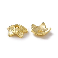 5-Petal Brass Bead Cap&nbsp;KK-A172-15G