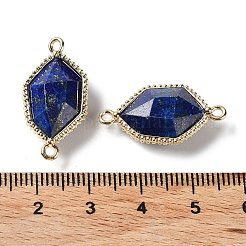 Natural Mixed Gemstone Connector Charms&nbsp;G-C087-02G-B
